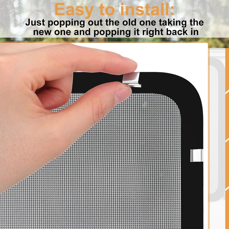 Datanly 16 Pcs RV Window Replacement Screen Clips Screen Installer