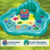 SwimSchool Baby Splash Play Mat with Adjustable Canopy – Inflatable