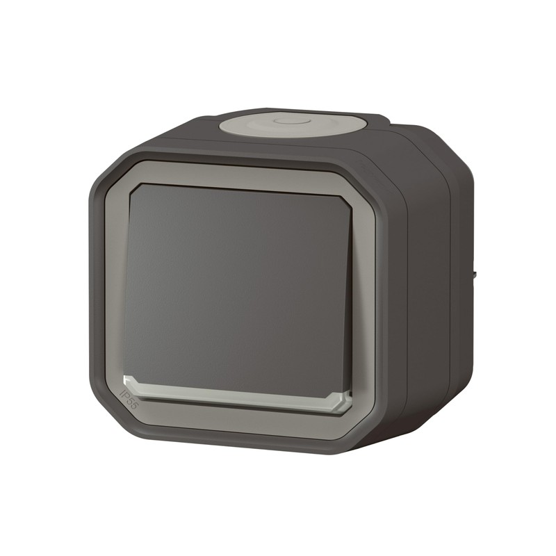 LEGRAND, Plexo New 069721L Surface-Mounted Single-Way Toggle Switch with Control