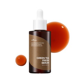 ISNTREE Suero Facial Green Tea Fresh Serum - Coreano con Té Verde de Jeju, Control de Grasa y Equilibrio de Hidratación, Piel Grasa, 50 ml