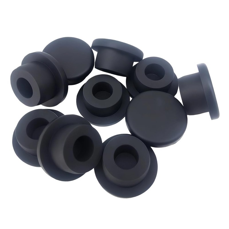 Alamic 10 PCS 3/4" Silicone Plugs Rubber Hole Plug 0.75-0.78"/19-20mm