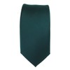 TigerTie Slim Satin Tie in Solid Colour in Various Colours