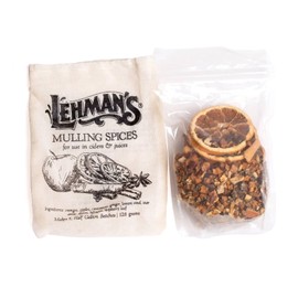 Lehman's Mulling Spices for Hot Cider and Other Brews, Makes 5 x Half Gallon Batches in 30 Minutes on Stovetop