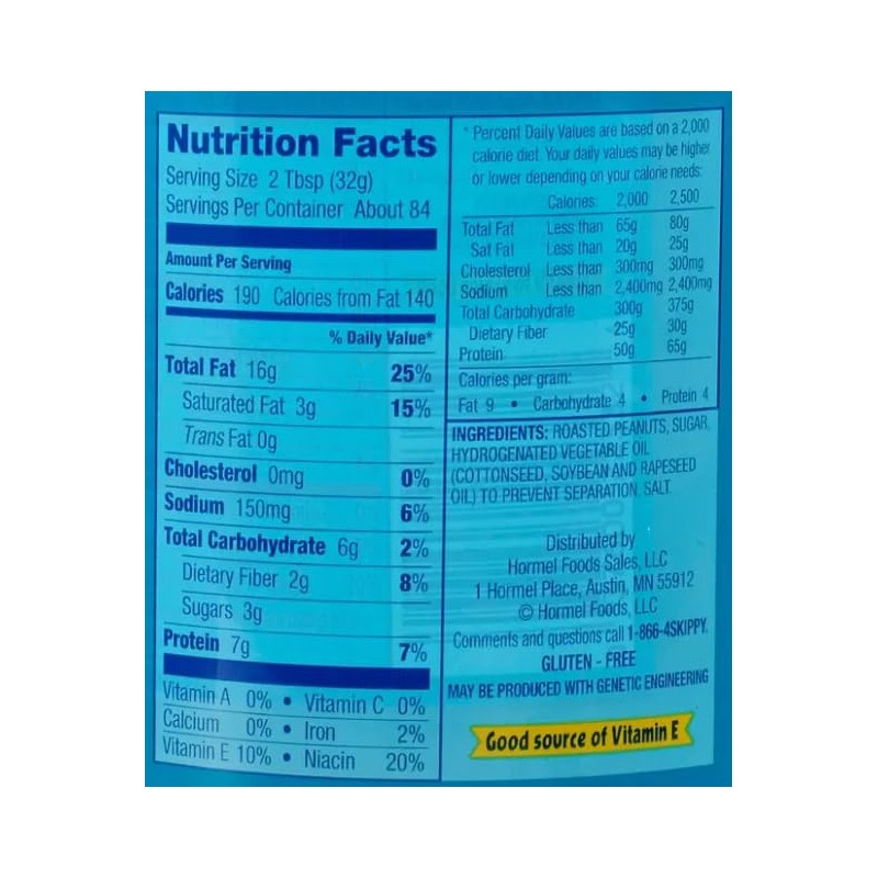 Skip Creamy Peanut Butter, 48 oz (2 Pack)