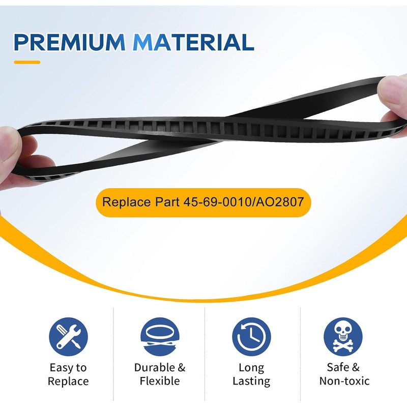 Replacement Rubber Belt Compatible with Milwau kee Band Saw 2729-20