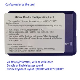 RFID Reader 13.56Mhz Mifare USB RFID Reade As Keyboard Input for Raspberry pi Linux Android Win Mac iOS + 3Pcs Card