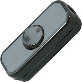 Kopp 193605088 Inline Rocker Switch 2-Pin 250 Volts 10 Amps Black