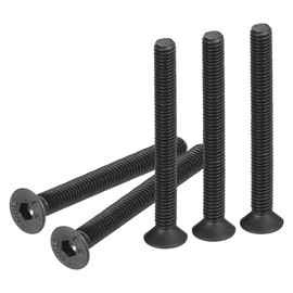 DTGN 20 Pack M3-0.5x30mm Flat Head Socket Cap Bolts Hex Socket Flat Head Bolts Carbon Steel Black Oxide Full Thread Counter Sink Bolts