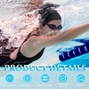 2 Pieces Elastic Swim Caps Comfortable Fabric Swimming Hat Lightweight