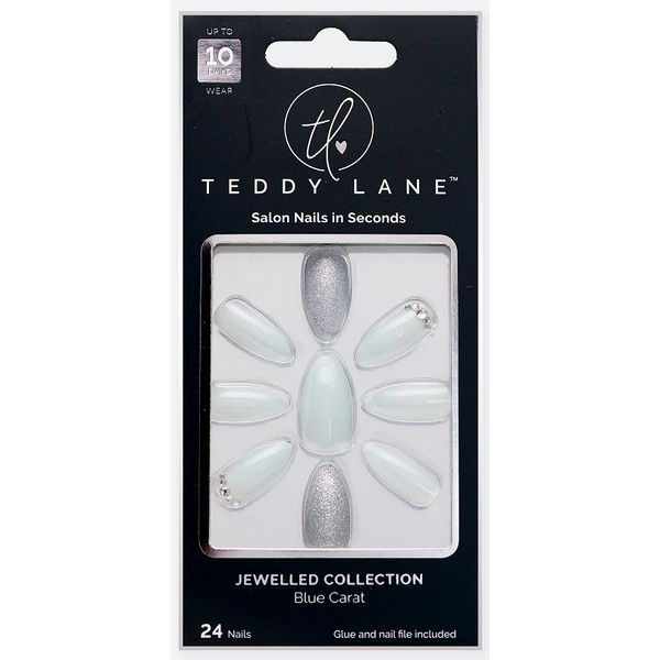 Teddy Lane Nails Jewelled Collection - Blue Carat - Discontinued Brand