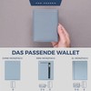 VON HEESEN® Men's Leather Wallet with Coin Compartment and RFID