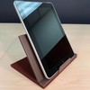 Dacasso Chocolate Brown Leather Tablet Stand