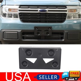 e-power-auto-Trim Front Bumper Tow Hook License Plate Mount Bracket For Ford Maverick 2022-2023