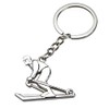 Générique Key ring, alpine ski bag jewellery, chrome-plated steel.