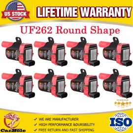 CarBole 8 Round Ignition Coil Pack For 1999-2007 Chevy Silverado 1500 GMC 4.8/5.3L UF262