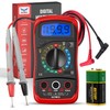 ULTRICS Digital Multimeter, Voltmeter Ammeter Ohmmeter with Test Leads Backlight