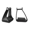 POM Plastic Stirrups Western Horse Riding Safety Saddle Trail Black