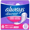 Always Discreet Always Discreet Incontinence Panty Liners for Bladder Leaks,