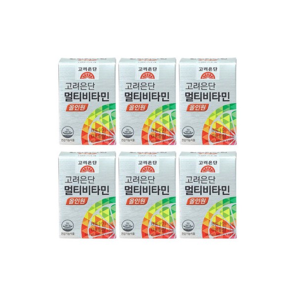 Korea Eundan Multivitamin All-in-One Multivitamin 1,560mg x 60 tablets x