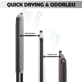 Free Standing Blanket Ladder Holder Rack, 3 Tier Black Metal Towel Racks Stand with Wooden Storage Shelf, Multipurpose Towel Drying Holder stand for Bath & Blanket, Washcloths, Tub or Shower Organizer