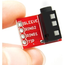 ICQUANZX TRRS 3.5 mm Audio Jack Breakout MP3 Stereo Headphones Video Jack Module for Arduino (Pack of 5)