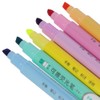 GetCoupon 6PCS Erasable Highlighter, Creative Color Doodle Pen, Double Head