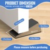 Heavy Duty Door Stopper Wedge - 2 Pack Widened Door