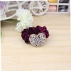 Beavorty 30pcs Elastic Crystal Hair Tie for Women Seamless Stretch