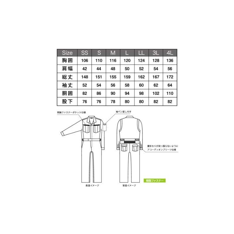 Kuwa Overalls 43/Red Size S - LL Size 9900 M