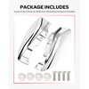 Benlari Mid Frame Air Heat Deflectors Compatible for Harley Touring