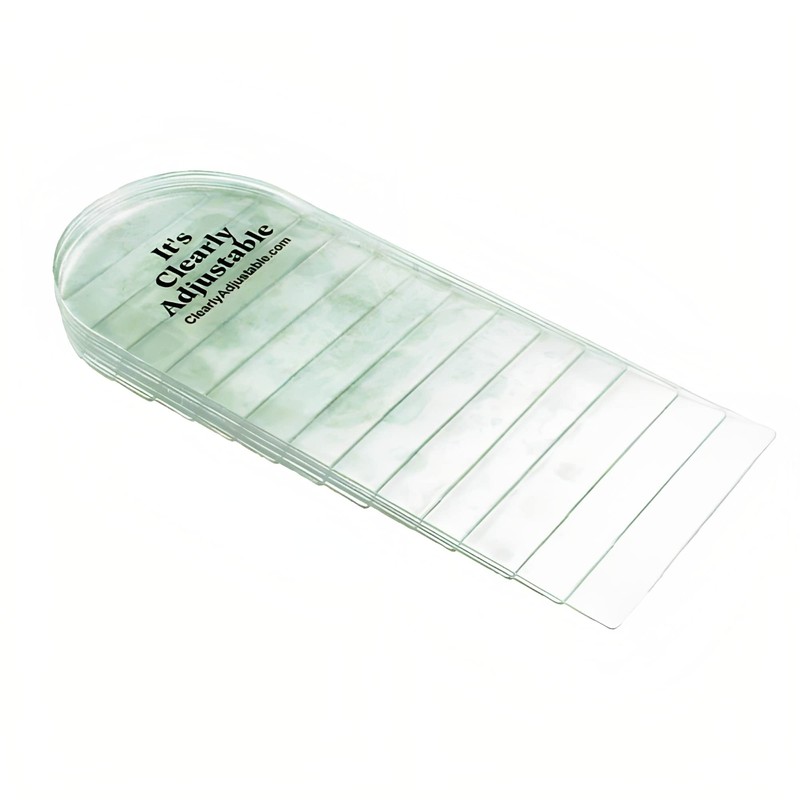 Clearly Adjustable Heel Lift Shoe Inserts | for Leg Length