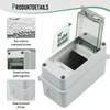 MaxEarn Pack of 2 Surface-Mounted Distribution Boxes, IP65 Waterproof Fuse