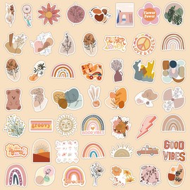 Boho Sticker Pack of 100 for Kindle Laptop Phone Pad Suitcase Guitar Scrapbook