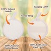 YBEATY 6 PCS Natural Exfoliating Loofah Facial Scrubber Loofah Sponge