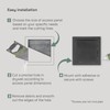 Vent Systems 6'' x 6'' Inch Anthracite Metal Access Panel