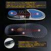 AIMATO Insole, Shock Absorption, Sports Shoes, Insole, Antibacterial, Odor Resistant,