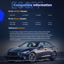 ECCPP A/C Compressor with Clutch for Nissan Altima 2.5L 2013-2018 for INFINITI QX60 2.5L 2018-2019 AC Compressor