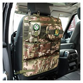 Organizador de Coche, Bolsa de Almacenamiento for Respaldo de Asiento, Bolsas Colgantes de Camuflaje multifunción, Accesorios Interiores de Bolsillo  