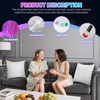 Throw Pillow Cover 18x18 Cushion Case LED Decorative Pillow Covers