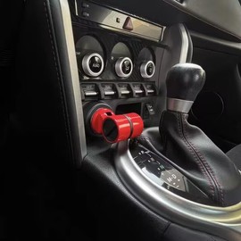 KTNGY Push-Pull Start Button Cover Metal Car Joystick Push to Start Car Joystick Starter Engine Start Stop Button Cover Car Ignition Button Cover Interior Decorations (Red)