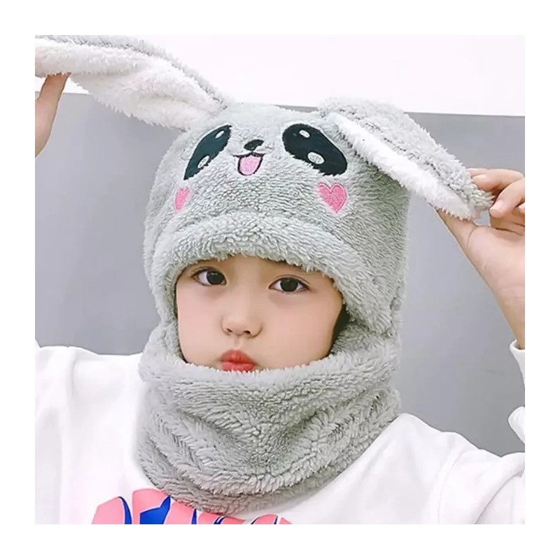 KH Pasamontañas Gorro Orejas Conejo Niños Niñas 1 A 5