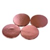 Hand Made Pure Copper & Brass Elegant Coaster Trivet (Set