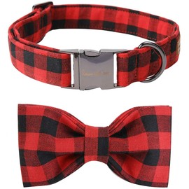 Unique Style Paws Bow Tie Collar Adjustable Collar or Lead for Dogs and Cats, Small, Medium, Large