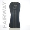 3 Wood Headcover, Easy Slip-On Easy-Off Golf Club Headcover, Fleece