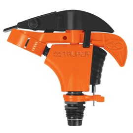Truper ASP-P, Aspersor plástico cabeza sola, clip de límite de riego