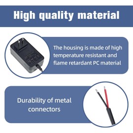 Ousaly 19V Adapter Power Cord Power Supply Plug for MKS-1902000H, MM271W, MM371W, MM571W, MM572W Transformer,Compatible with Mighty Mule RP1010 Power Supply Wall Adapter Charger