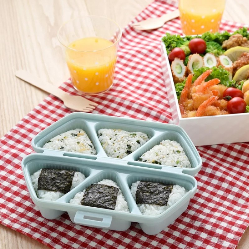 MYLEUS Triangle Sushi Mold - 6 in 1 Onigiri Mold