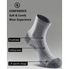 SITOISBE Quarter Compression Socks for Men Women, Cushioned Running Hiking