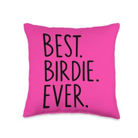 Best Birdie Ever Throw Pillow
