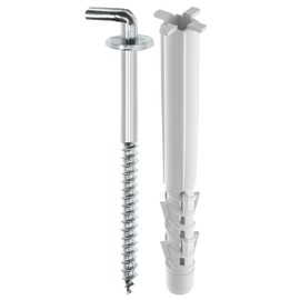 TOX 051701421 - Blíster de 2 Tacos TFS-L 8x80 mm + gancho H-TFS-L Forma 10